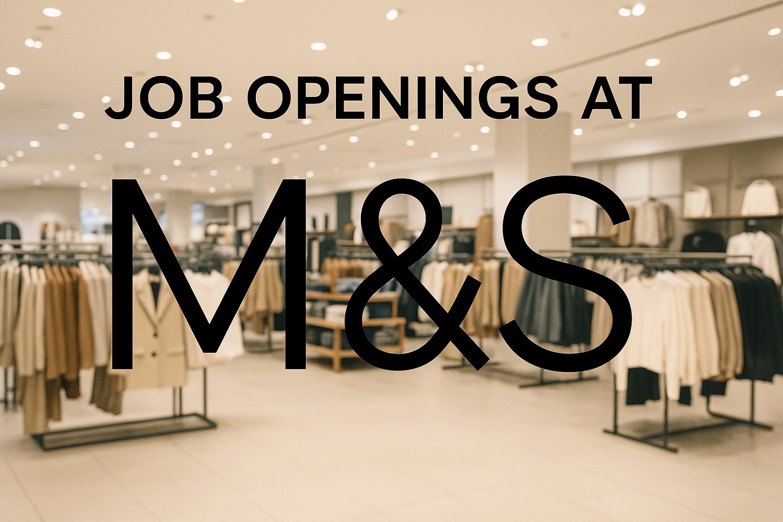 Job Openings at M&S Marks & Spencer - How to Apply, Careers & Benefits